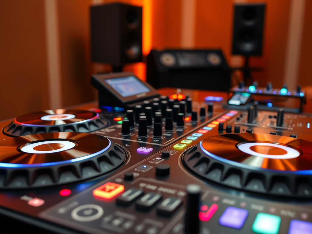 Turntables and Mixer